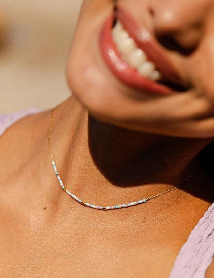 South Beach Seed Bead Choker - MTT Collective