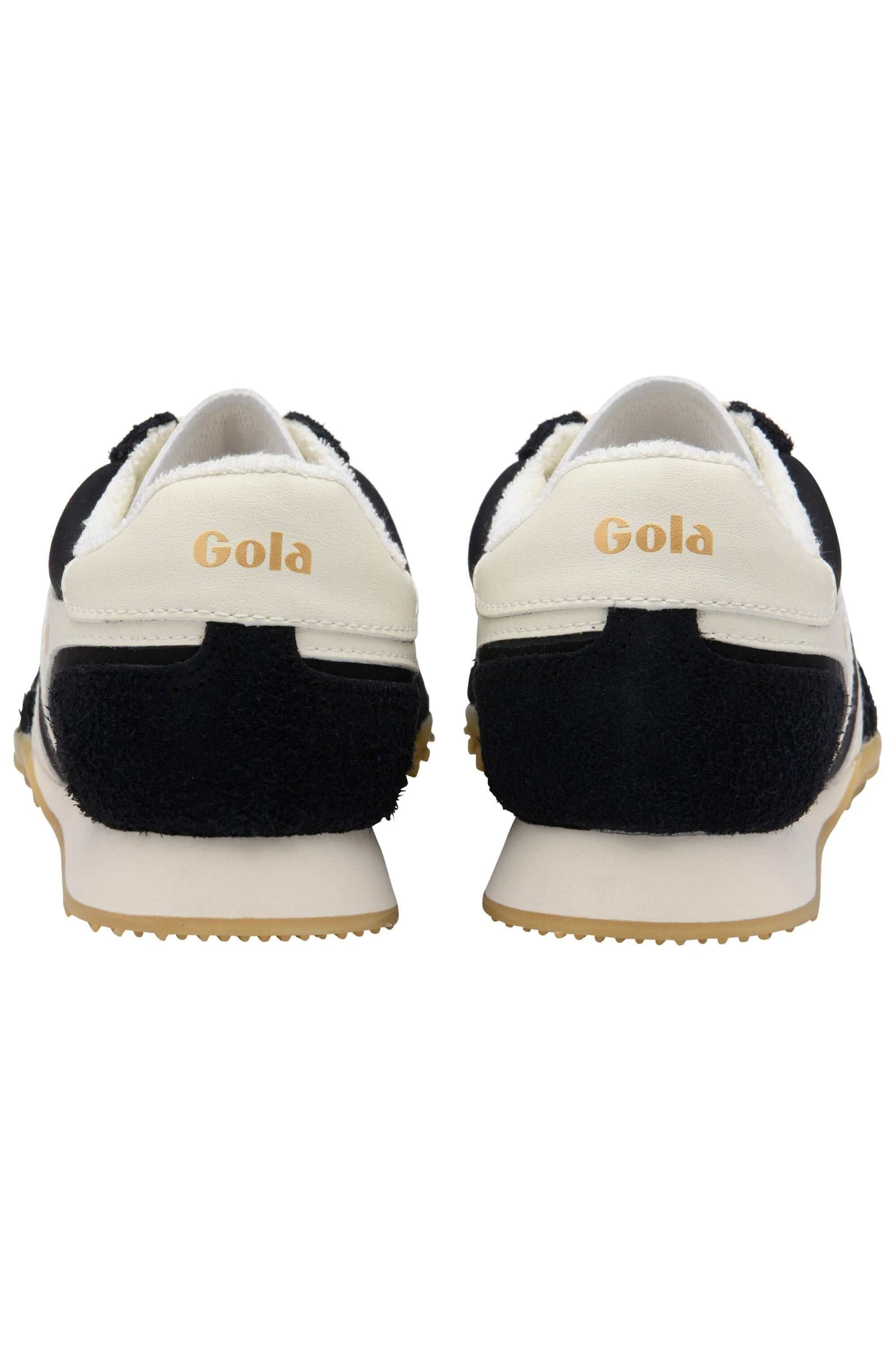 Gola Sprinter Trainer - Black/Off White - Back View