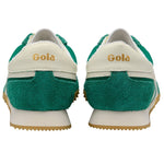 Gola Sprinter Trainer - Green/Off White - Back View