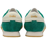 Gola Sprinter Trainer - Green/Off White - Back View