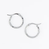 Square Beaded Hoop Earrings - MTT Collective