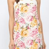 Stacey Floral Scalloped Mini Dress - MTT Collective