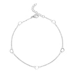 Station Hearts Chain Anklet - MTT Collective