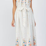 Stefani Ruffle Shoulder Strap Maxi Dress - MTT Collective