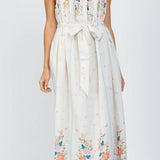 Stefani Ruffle Shoulder Strap Maxi Dress - MTT Collective