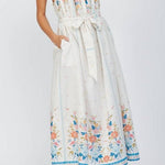 Stefani Ruffle Shoulder Strap Maxi Dress - MTT Collective