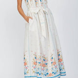 Stefani Ruffle Shoulder Strap Maxi Dress - MTT Collective