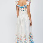 Stefani Ruffle Shoulder Strap Maxi Dress - MTT Collective