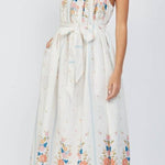 Stefani Ruffle Shoulder Strap Maxi Dress - MTT Collective