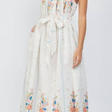 Stefani Ruffle Shoulder Strap Maxi Dress - MTT Collective