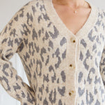Stella Leopard Knit Cardigan - MTT Collective