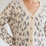 Stella Leopard Knit Cardigan - MTT Collective