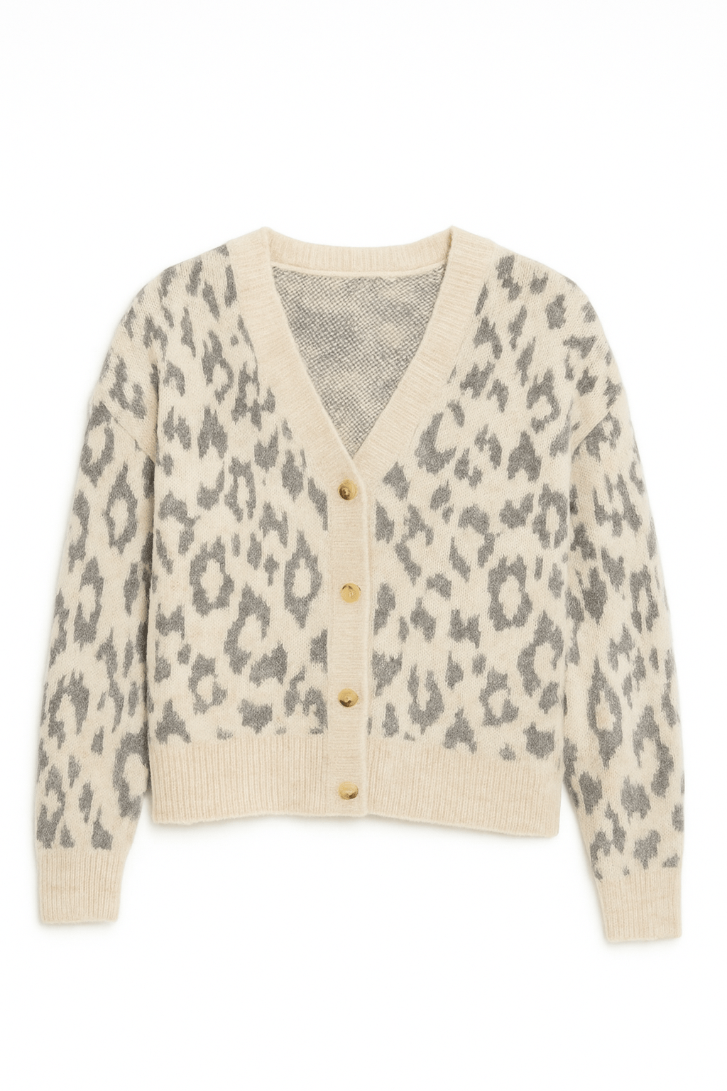 Stella Leopard Knit Cardigan - MTT Collective