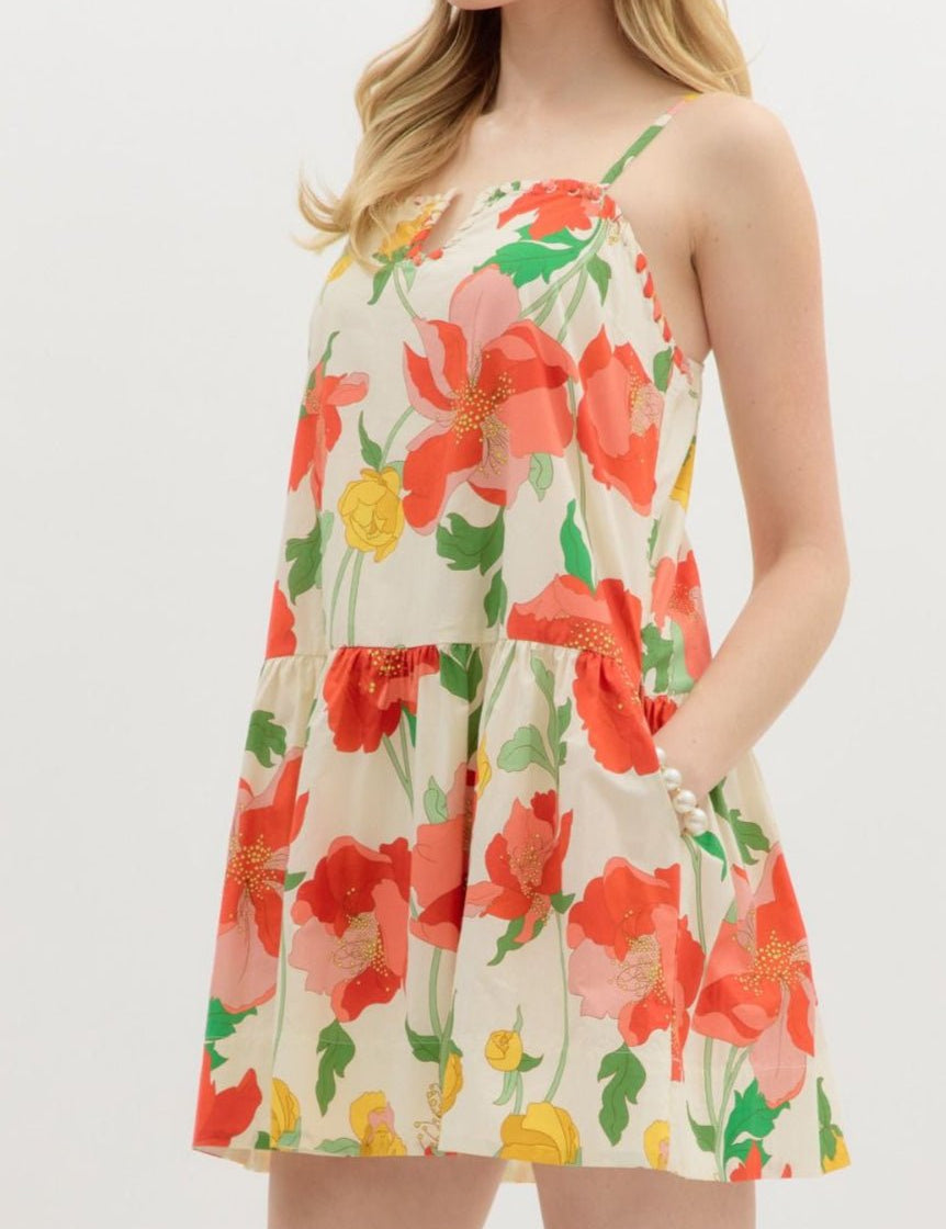 Summer Floral Sundress - MTT Collective