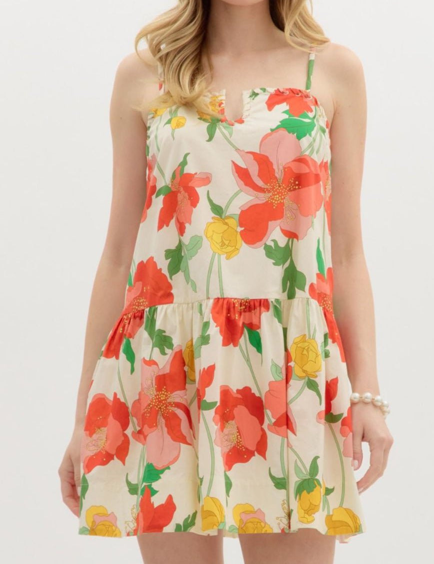 Summer Floral Sundress - MTT Collective
