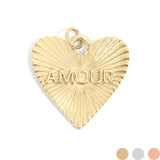 Sunburst Heart Amour Charm - MTT Collective