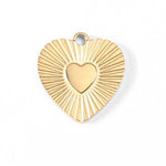 Sunburst Heart Charm - MTT Collective