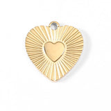 Sunburst Heart Charm - MTT Collective
