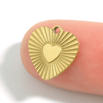 Sunburst Heart Charm - MTT Collective