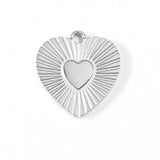 Sunburst Heart Charm - MTT Collective