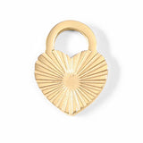 Sunburst Heart Lock Charm - MTT Collective