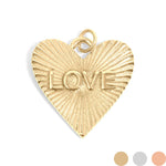 Sunburst Heart Love Charm - MTT Collective