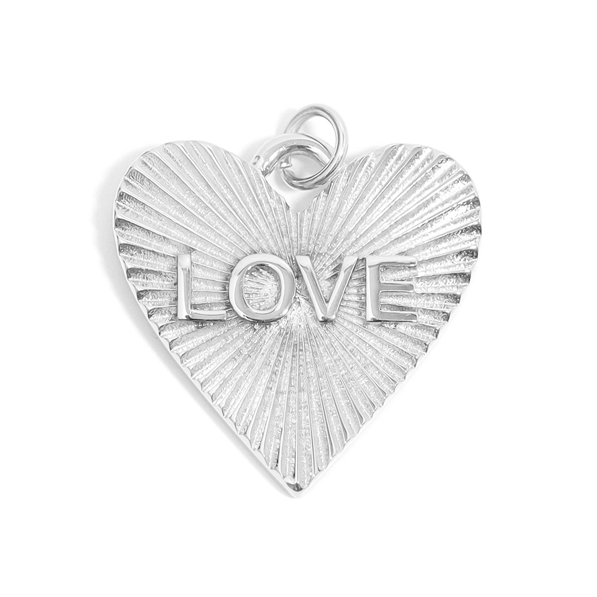 Sunburst Heart Love Charm - MTT Collective
