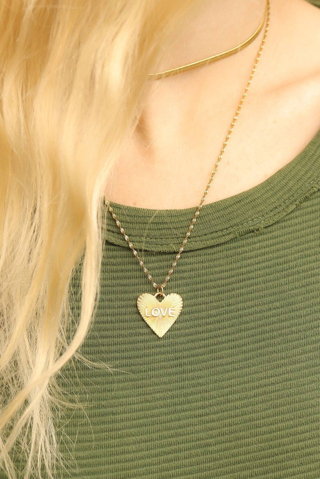 Sunburst Heart Love Charm - MTT Collective