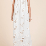 Sunflower Eyelet Lace Midi Sundress - MTT Collective