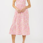 Sunlit Petal Midi Dress - MTT Collective