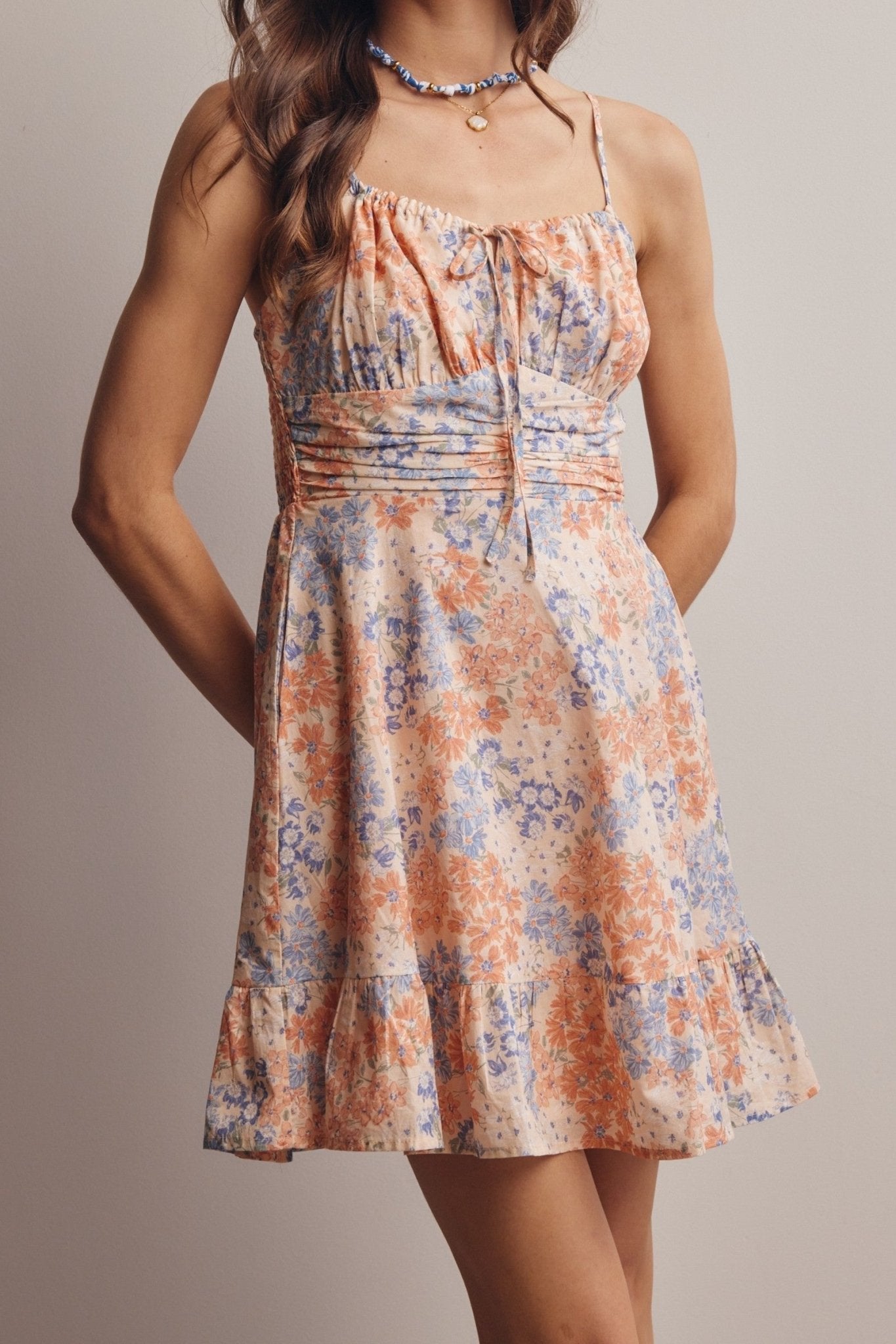 Sunset Ruffle Mini Dress - MTT Collective