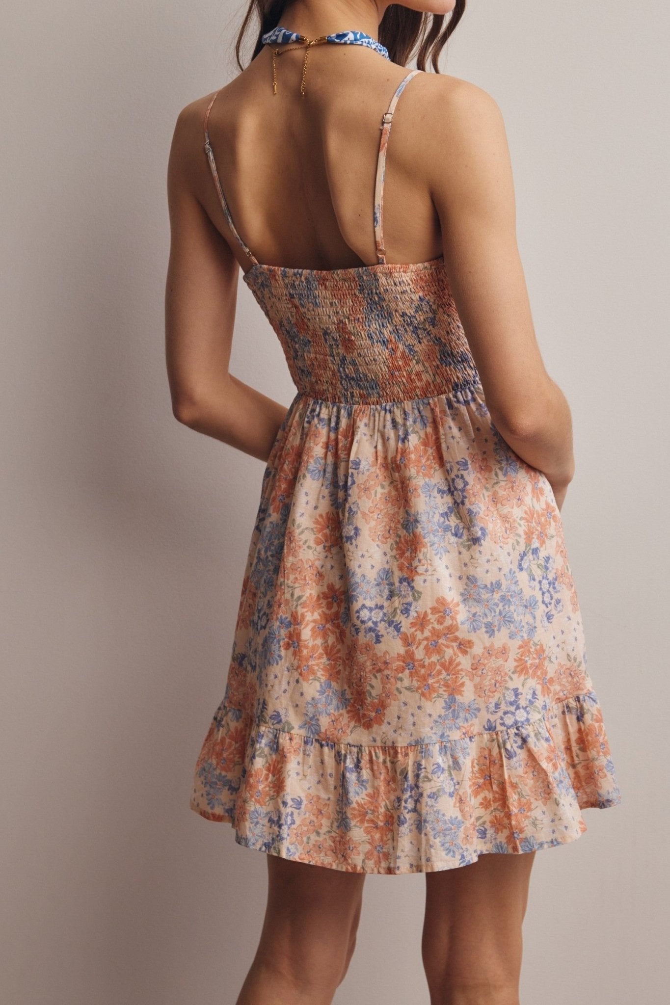 Sunset Ruffle Mini Dress - MTT Collective