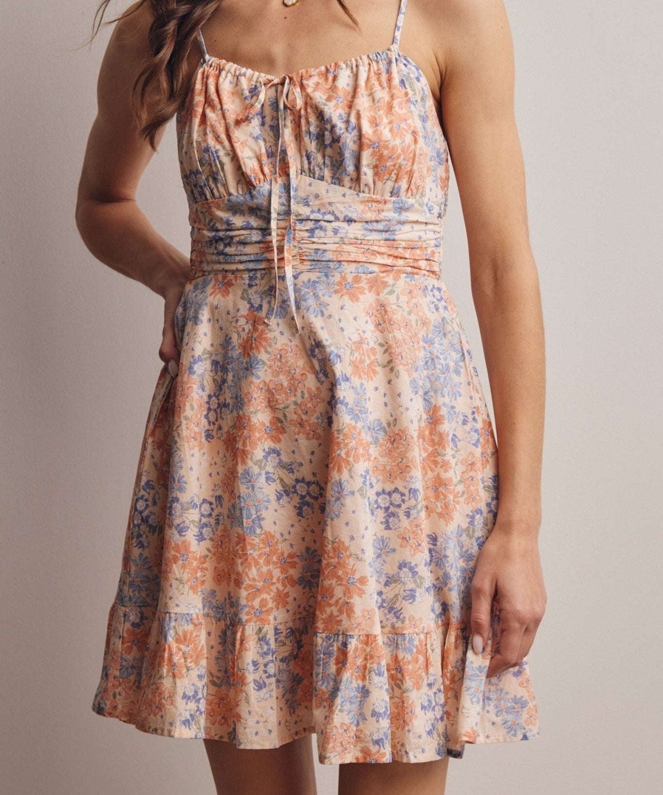 Sunset Ruffle Mini Dress - MTT Collective