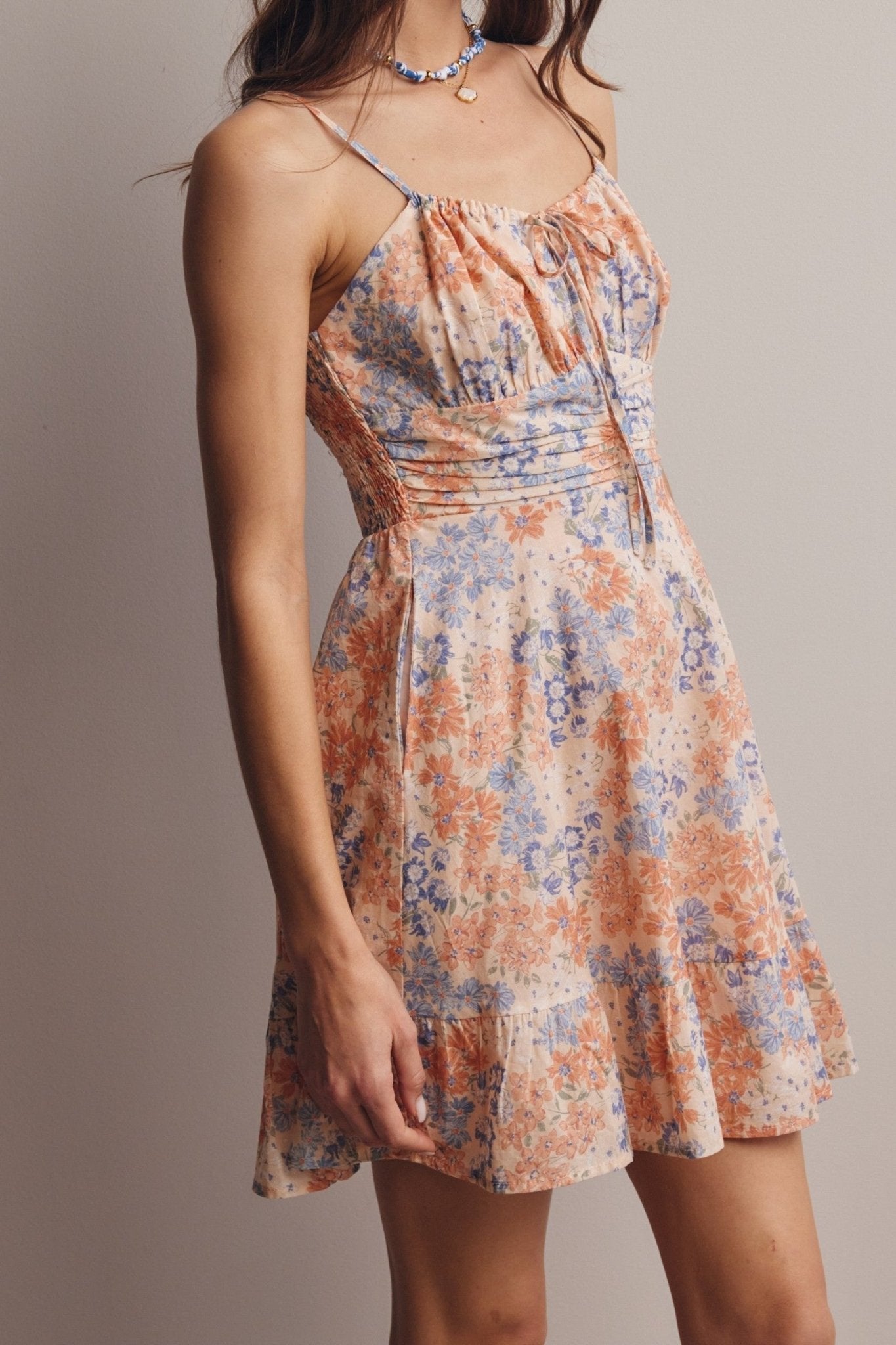 Sunset Ruffle Mini Dress - MTT Collective