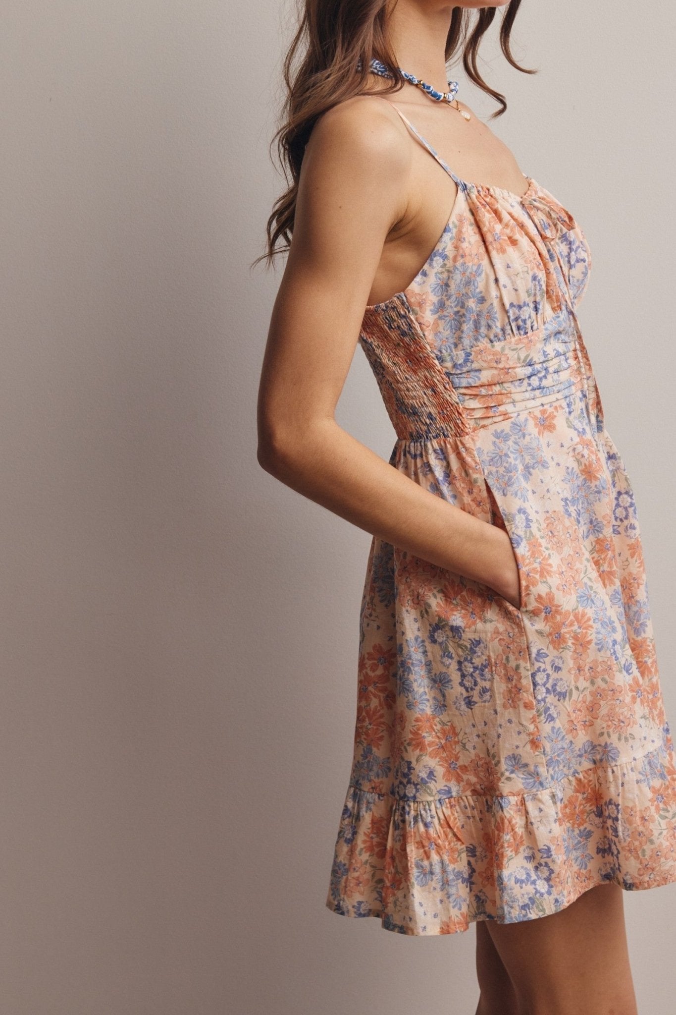 Sunset Ruffle Mini Dress - MTT Collective