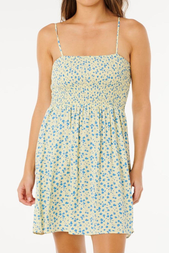 Surf Side Shirred Dress - MTT Collective