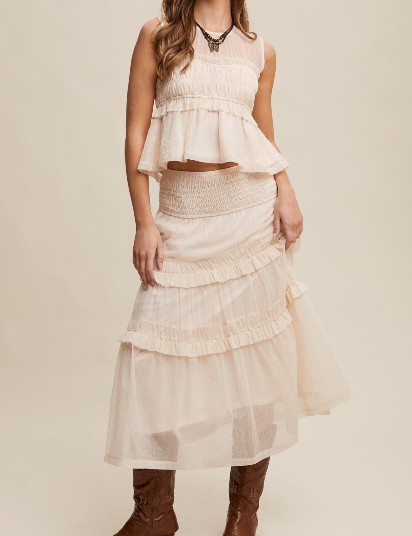 Susie Peplum Top - MTT Collective