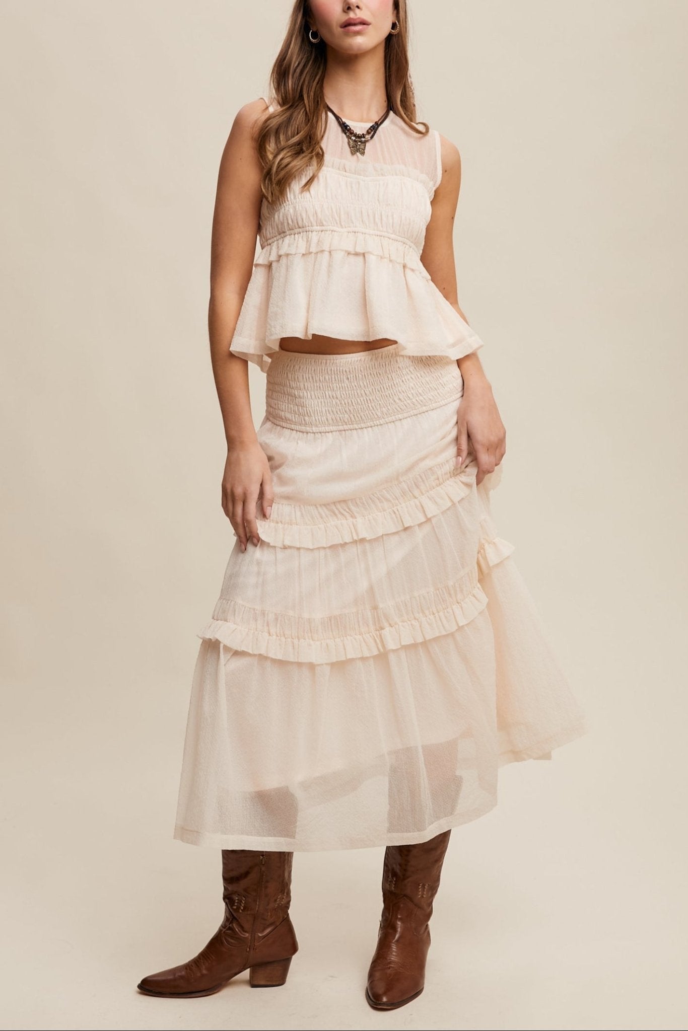 Susie Peplum Top - MTT Collective