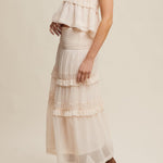 Susie Smocked Ruffle Tiered Skirt - MTT Collective