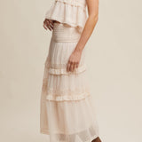 Susie Smocked Ruffle Tiered Skirt - MTT Collective