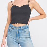 Suzette Striped Patterned Bralette - MTT Collective