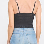 Suzette Striped Patterned Bralette - MTT Collective