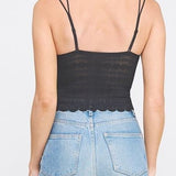 Suzette Striped Patterned Bralette - MTT Collective