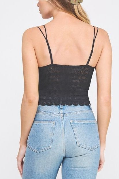 Suzette Striped Patterned Bralette - MTT Collective