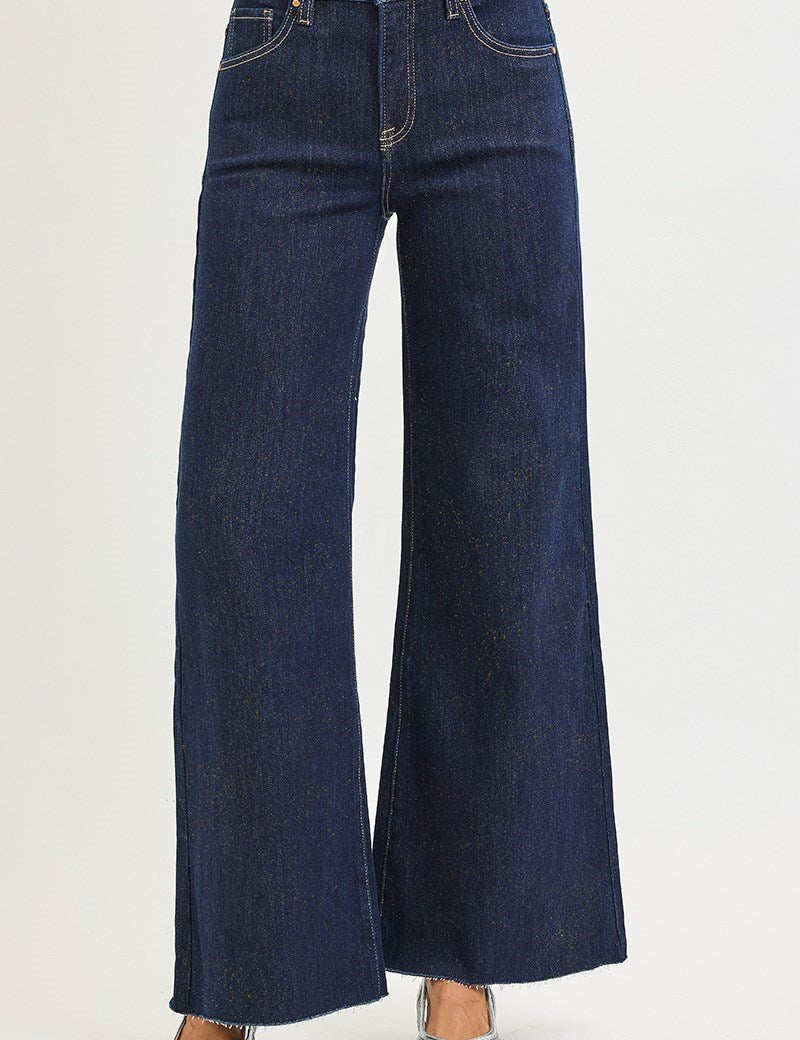 Tabitha High Rise Gold Lurex Palazzo Pants - MTT Collective