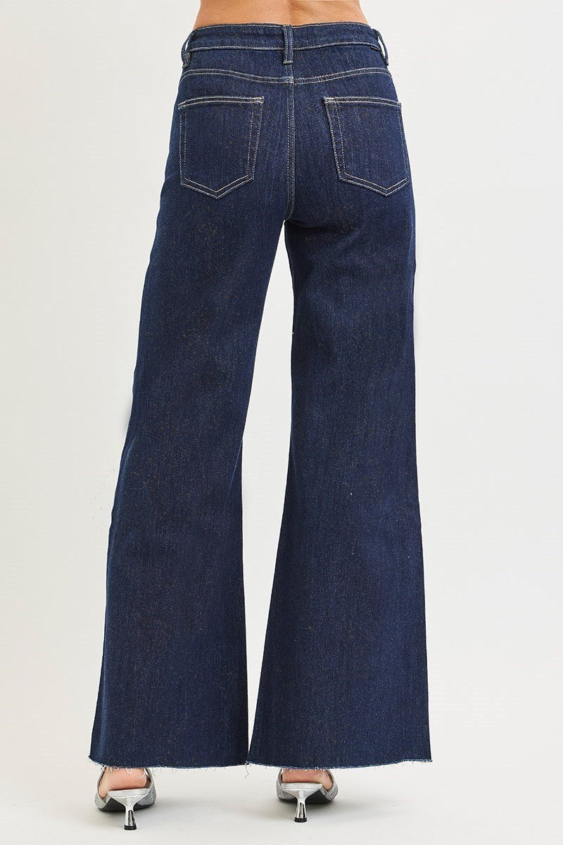 Tabitha High Rise Gold Lurex Palazzo Pants - MTT Collective