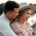 Talia Ogee Brushed Earrings - MTT Collective