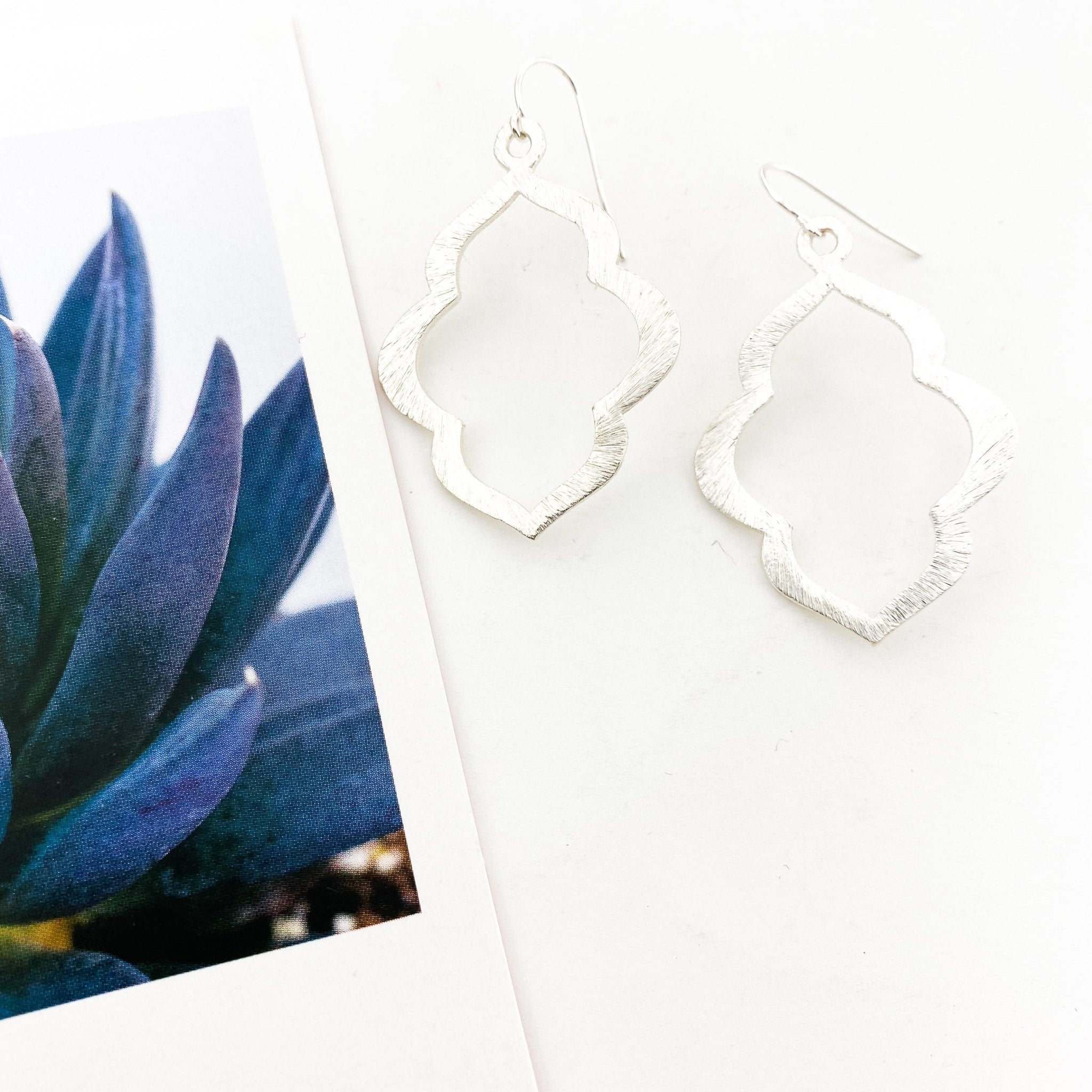 Talia Ogee Brushed Earrings - MTT Collective