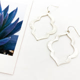 Talia Ogee Brushed Earrings - MTT Collective