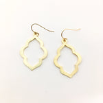 Talia Ogee Brushed Earrings - MTT Collective